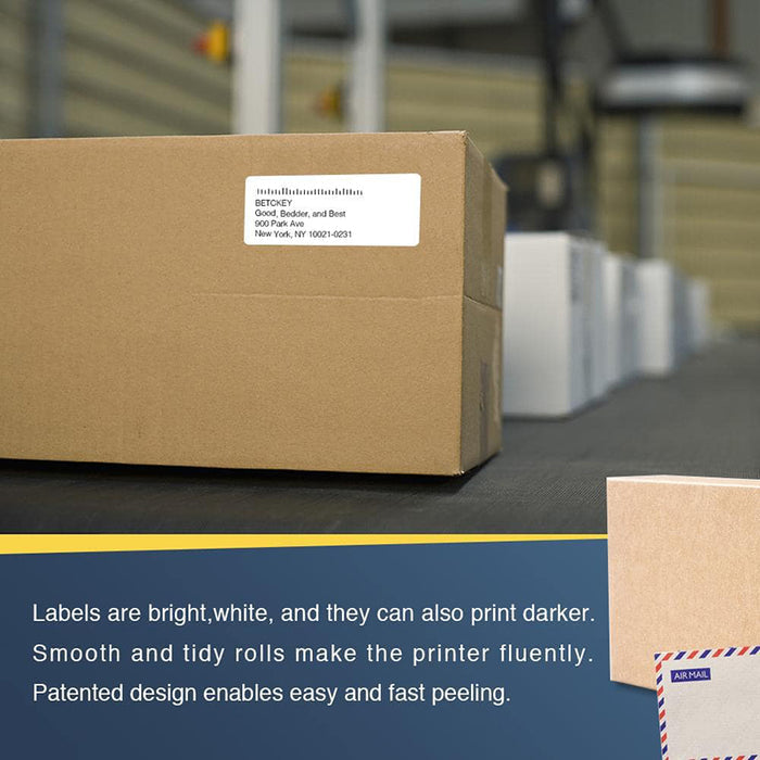 Betckey Brother DK-1208 Compatible Large Address Labels DK1208 Labels 1.4" x 3.5"