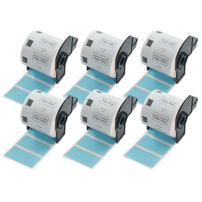 Brother DK-1209 Compatible Color Barcode Labels 2.4" x 1.1"