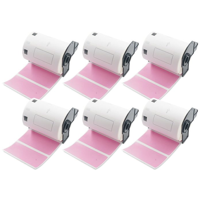 Brother DK-1240 Compatible Color Shipping Barcode Labels 4" x 2"