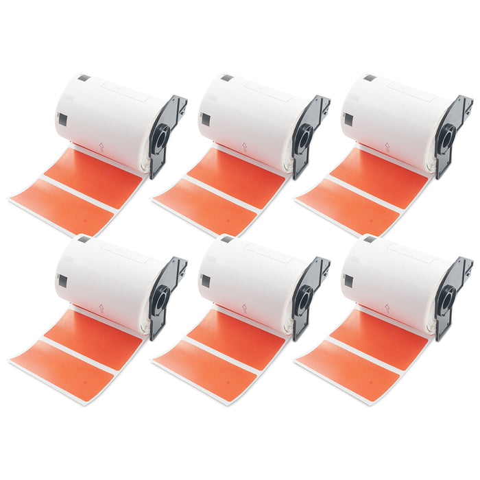 Brother DK-1240 Compatible Color Shipping Barcode Labels 4" x 2"