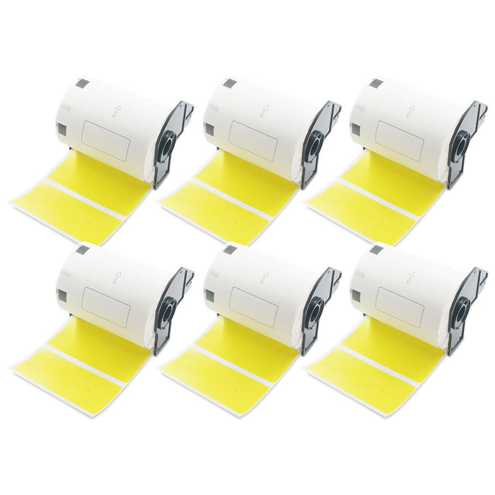 Brother DK-1240 Compatible Color Shipping Barcode Labels 4" x 2"