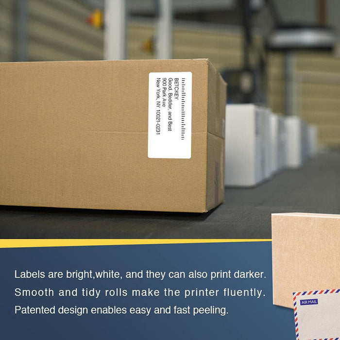 Betckey Brother DK-1240 Compatible Large Multi-Purpose Labels DK1240 Labeles 4 in x 2 in