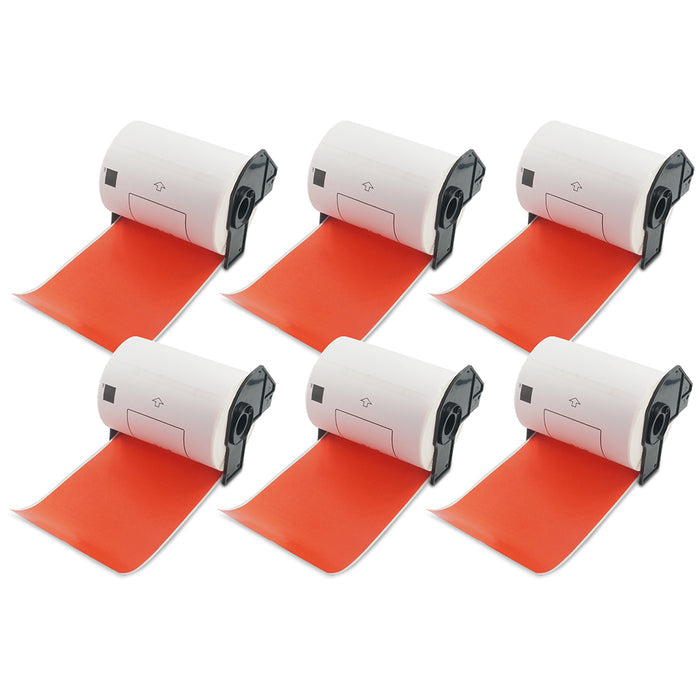 Brother DK-1241 - Red 4" x 6" Shipping Label