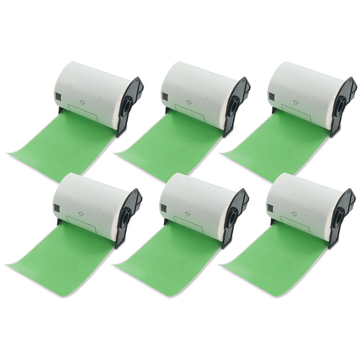 Brother DK-1241 - Green 4" x 6" Shipping Label