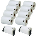 Betckey Brother DK-1247 Compatible Shipping Labels DK1247 Labels 4.07 in x 6.4 in