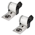 Brother DK-2113 Black on Clear Film Continuous Labels
