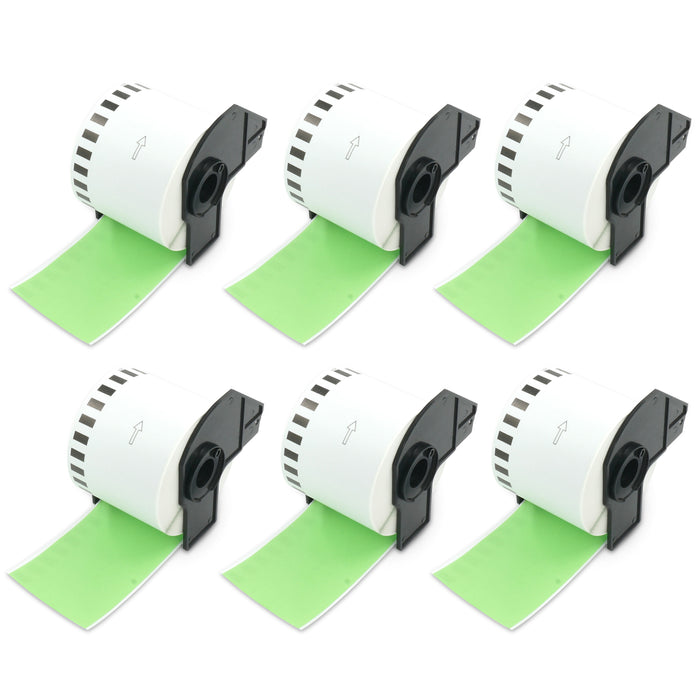 Brother DK-2205 Green Labels