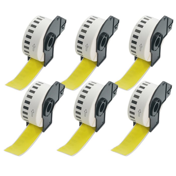 Brother DK-2210 Compatible Color Continuous Labels 1.1" x 100'
