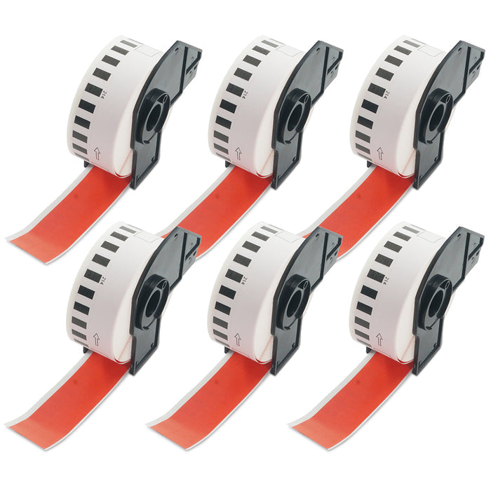 Brother DK-2214 Compatible Color Continuous Labels 0.47"x 100'