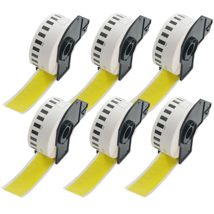 Brother DK-2214 Compatible Color Continuous Labels 0.47"x 100'