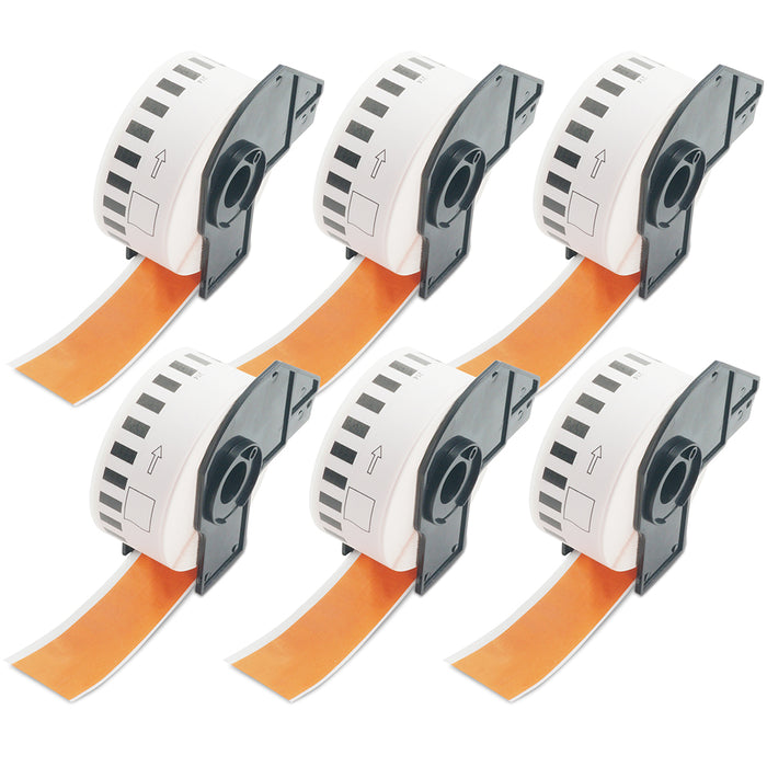 Brother DK-2214 Compatible Color Continuous Labels 0.47"x 100'