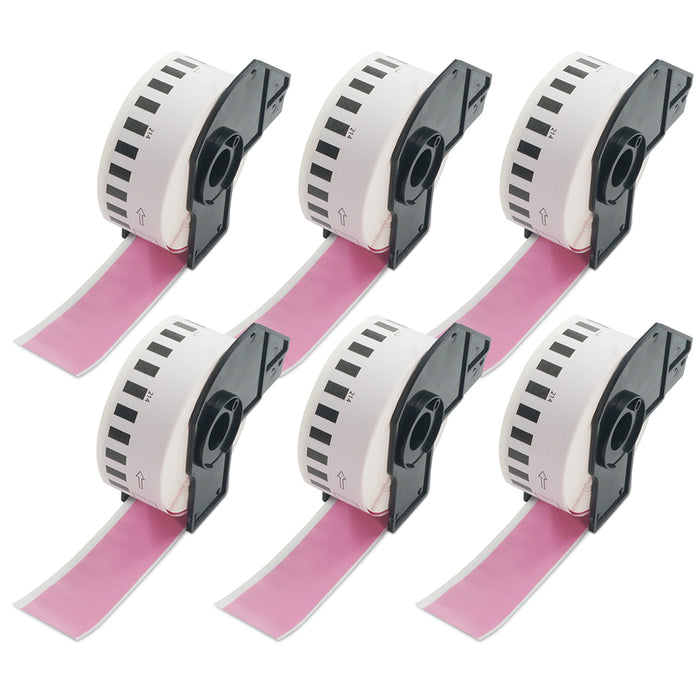 Brother DK-2214 Compatible Color Continuous Labels 0.47"x 100'