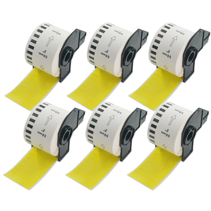 Brother DK-2223 Compatible Color Continuous Labels 2” x 100’