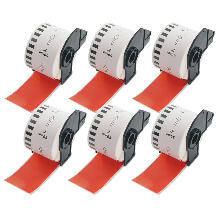 Brother DK-2223 Compatible Color Continuous Labels 2” x 100’