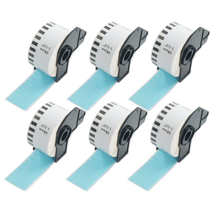 Brother DK-2225 Compatible Color Continuous Labels 1.4" x 100'