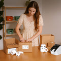 Brother DK Compatible Labels — 10 Rolls Case