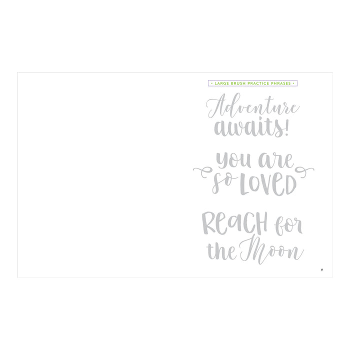 Brush Lettering Workbook | Atlas Stationers.