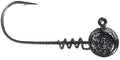 Buckeye Lures G-Man Finesse Swimbait Jighead - 3 Pack Black/Silver
