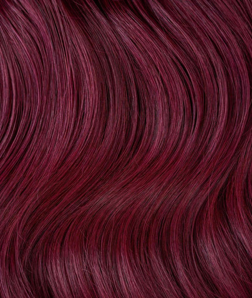 #Burgundy Ultra Seamless Tape In Extensions — Value Grade