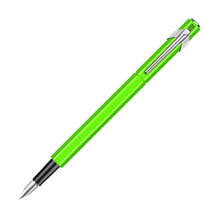 Caran d'Ache 849 Fountain Pen - FLU Green | Atlas Stationers.