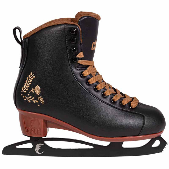 Chaya Merlot Black Ice Skates - Inlinex