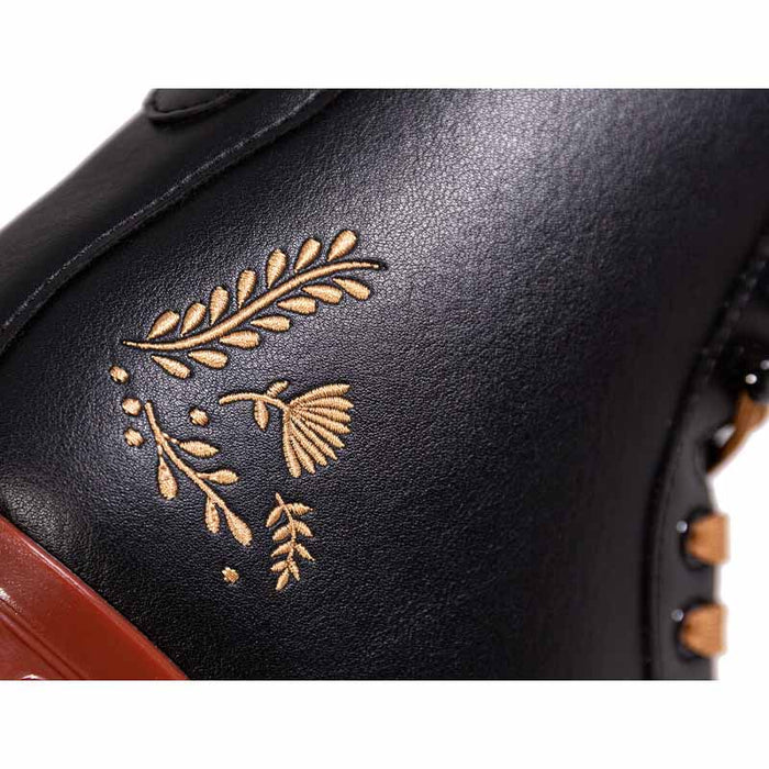 Chaya Merlot Black Ice Skates - Inlinex
