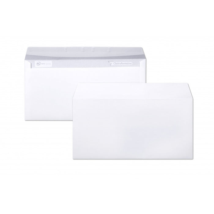 Clairefontaine 25 Envelopes "Triomphe" Stationery - 4 3/8 x 8 5/8 Extra White Paper | Atlas Stationers.