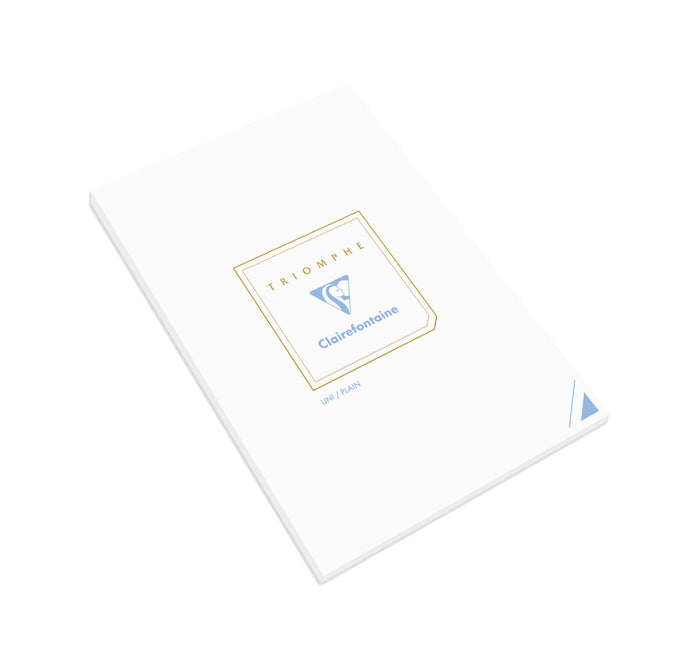 Clairefontaine Tablets "Triomphe" Stationery - Blank 50 sheets - A5 - Extra White