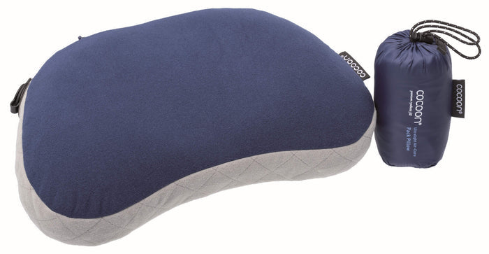 Cocoon Air-Core Pack Pillow - Galaxy Blue/Grey with Stuff Sack
