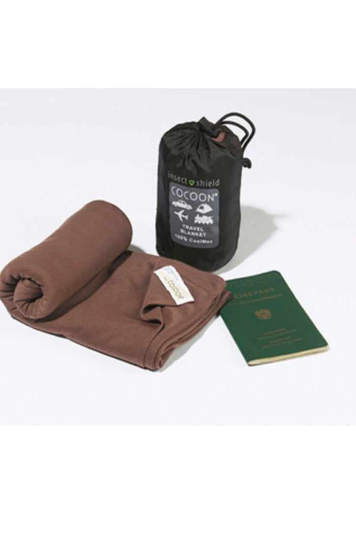 Cocoon Insect Shield Travel Blanket - Kalahari Brown
