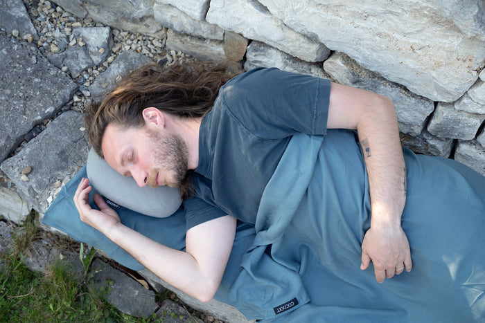 Cocoon Lyocell Travel Sheet - Eucalyptus Green