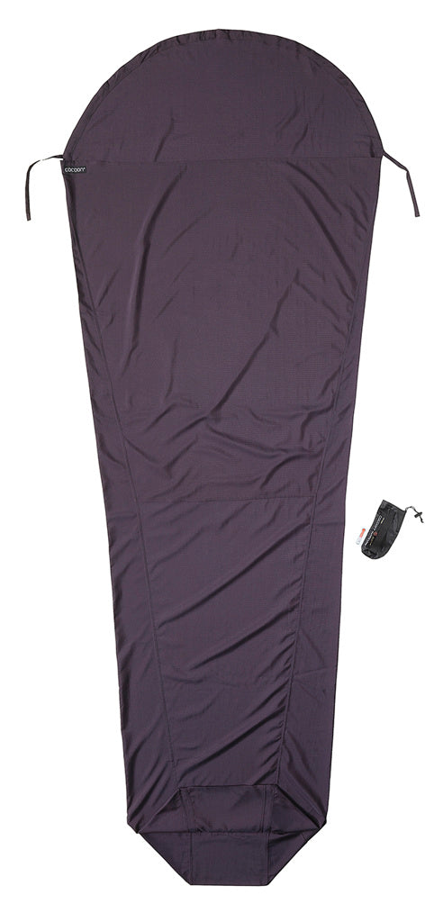 Cocoon Thermolite Silkweight Mummy Liner - Volcano Grey