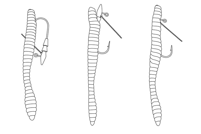 Core Tackle HD The Hover Rig Weedless - 3 pack