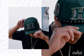 Cukui x Baysiq H Corduroy Hat - Dark Green