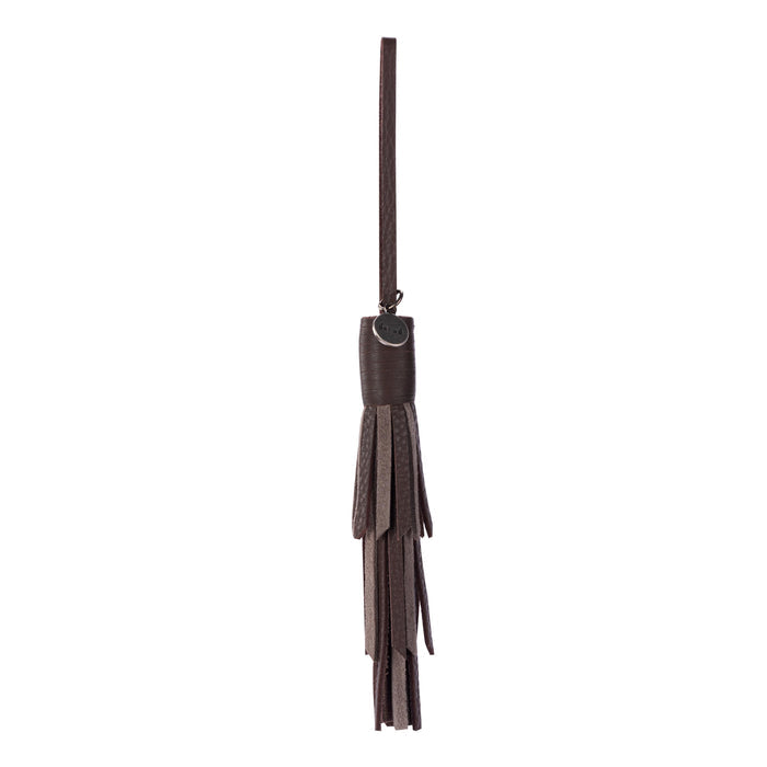 The Sak Cypress Tassel Dangle - Leather - Mushroom
