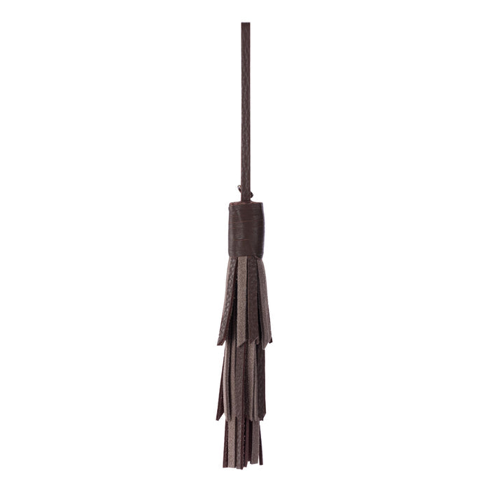 The Sak Cypress Tassel Dangle - Leather - Mushroom