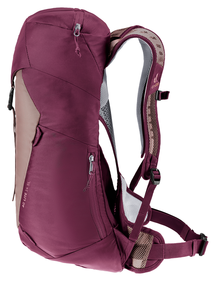 Deuter AC Lite 14 SL Women's Fit Lightweight Hiking Backpack - Ashrose Cassis