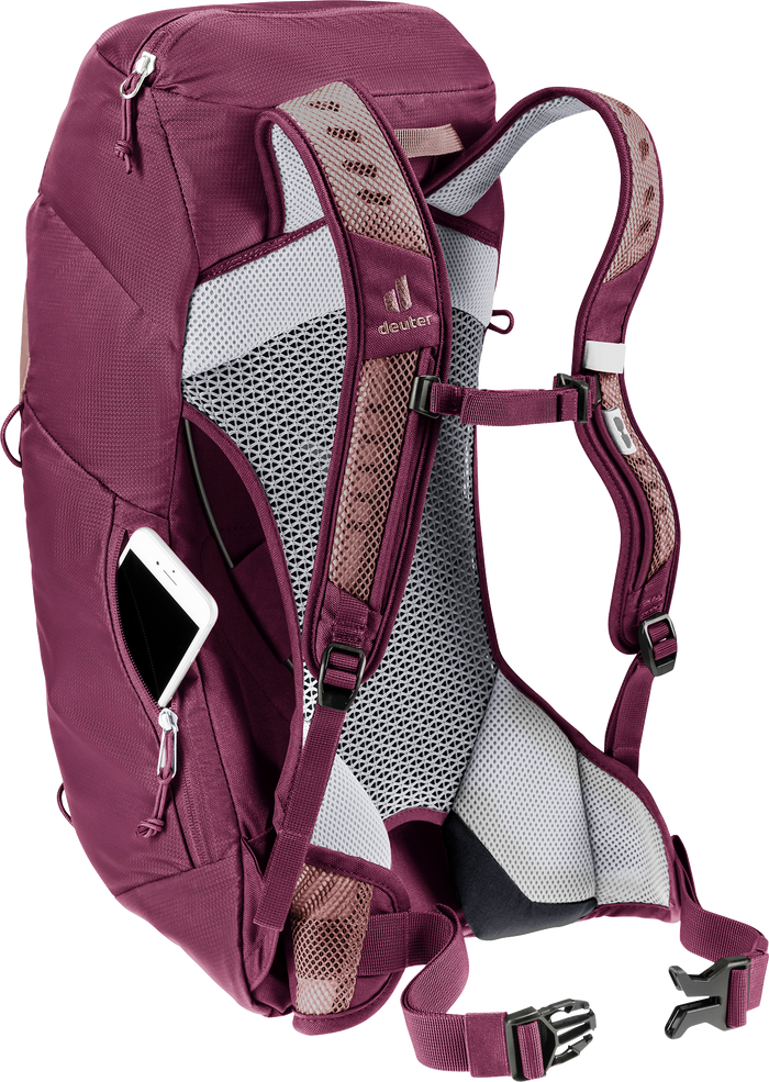 Deuter AC Lite 14 SL Women's Fit Lightweight Hiking Backpack - Ashrose Cassis