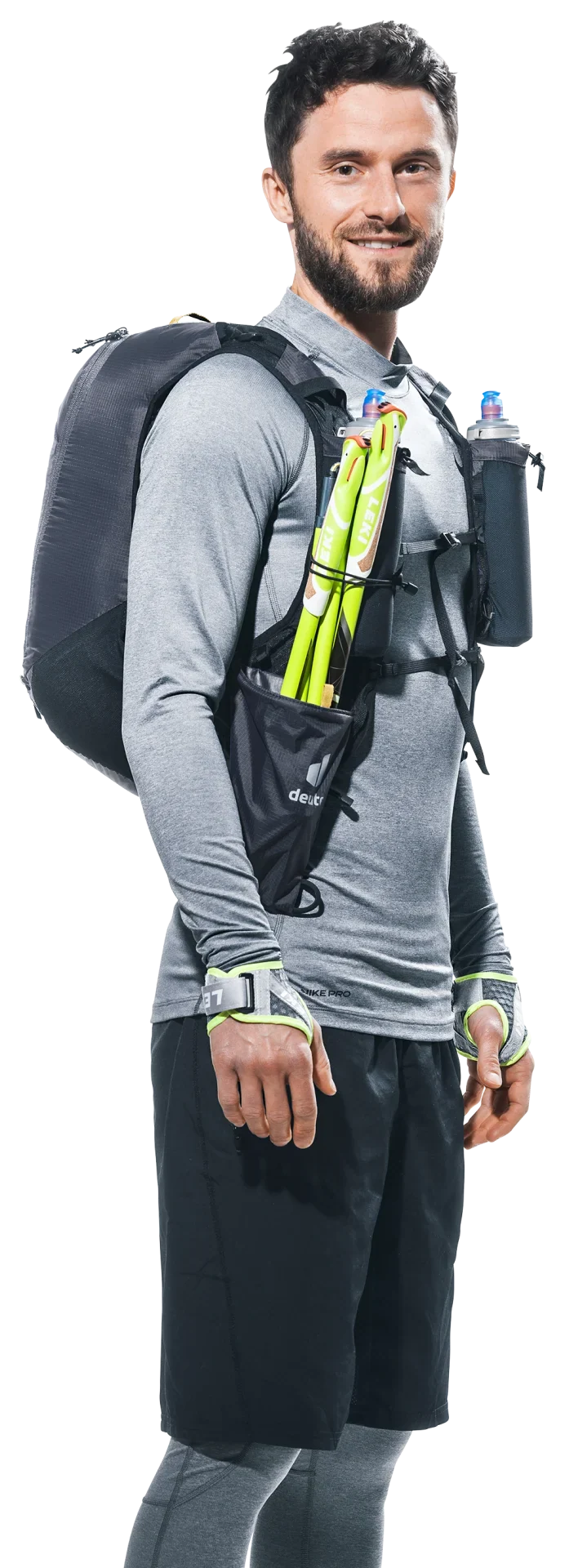 Deuter Ascender 7 Trail Running Backpack - Black
