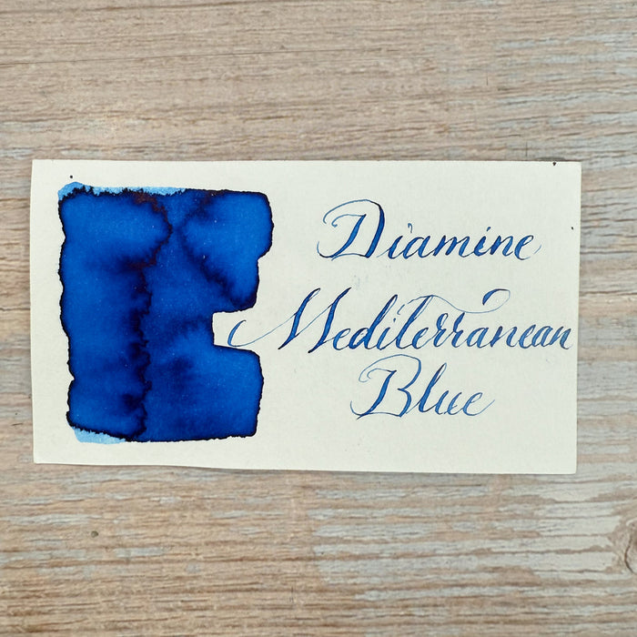 Diamine Mediterranean Blue - 80ml Bottled Ink