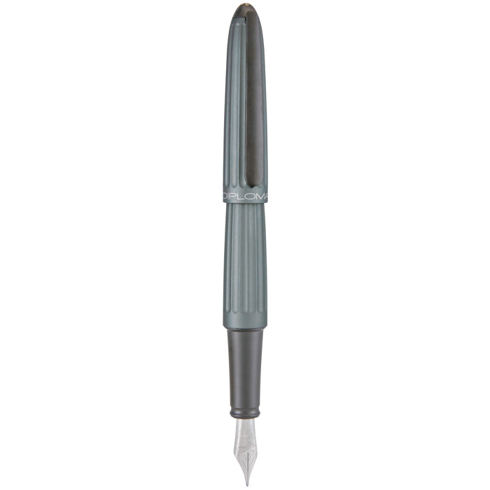 Diplomat Aero Fountain Pen - Grey | Atlas Stationers.