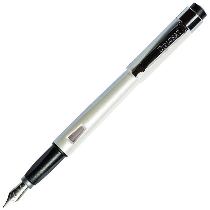 Diplomat Magnum Fountain Pen - Pearl White | Atlas Stationers.