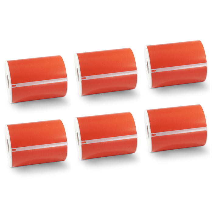 Red Dymo 4x6 Shipping Label