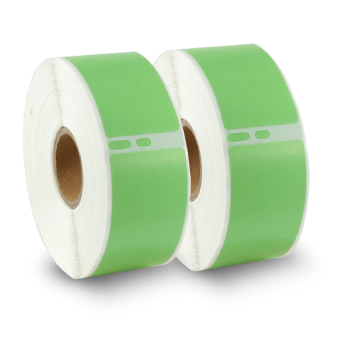 Dymo 30252 Compatible Address Color Labels 1 1/8" x 3 1/2"