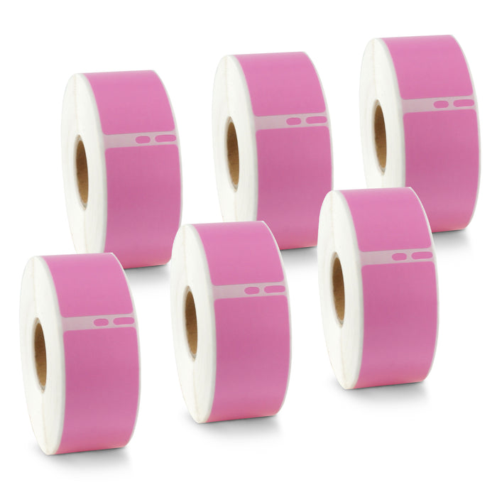Dymo 30252 Compatible Address Color Labels 1 1/8" x 3 1/2"