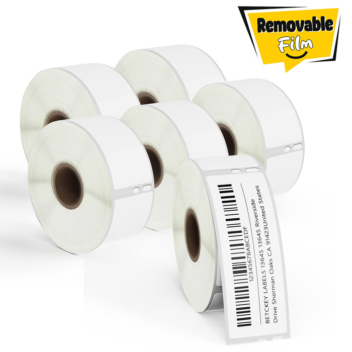 Dymo 30252 Removable Film Address Labels 1-1/8" x 3-1/2"