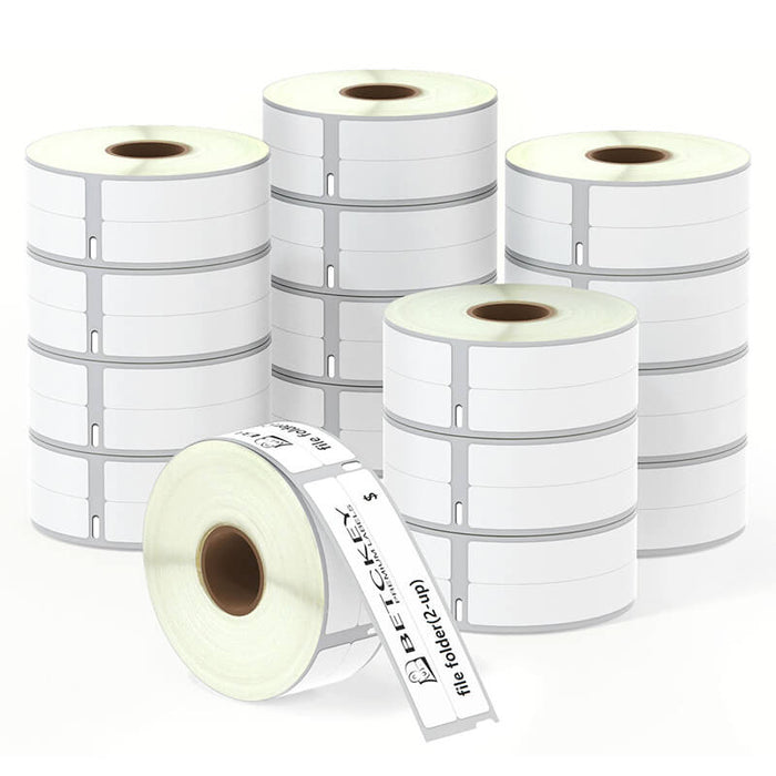 DYMO 30277 2-up File Folder Labels  9/16" x 3-7/16"