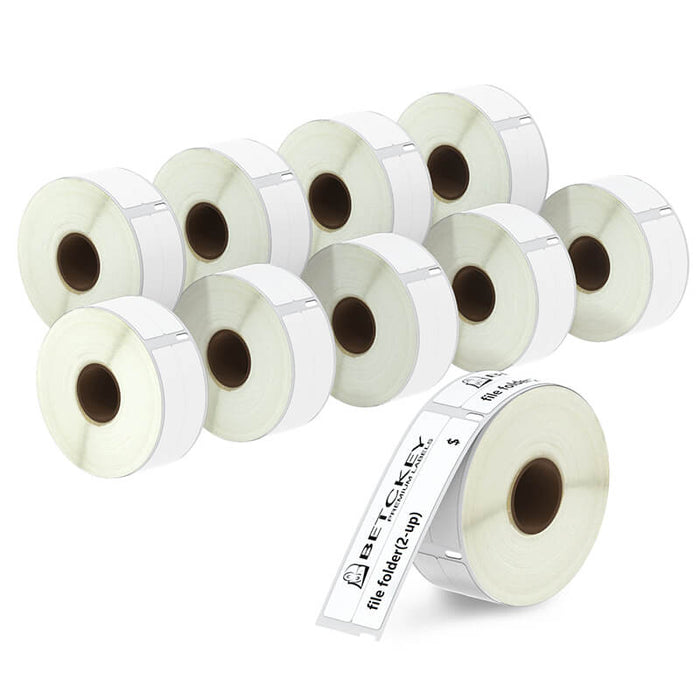 DYMO 30277 2-up File Folder Labels  9/16" x 3-7/16"