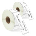 DYMO 30277 2-up File Folder Labels  9/16" x 3-7/16"