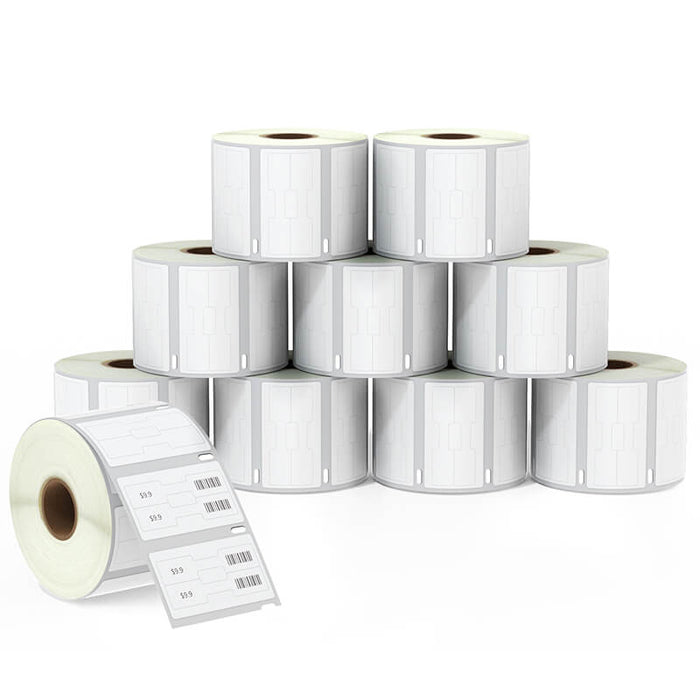 Betckey Dymo 30299 Jewelry/Price Tag 2-up Barbell Replacement Labels 3/8" x 3/4"